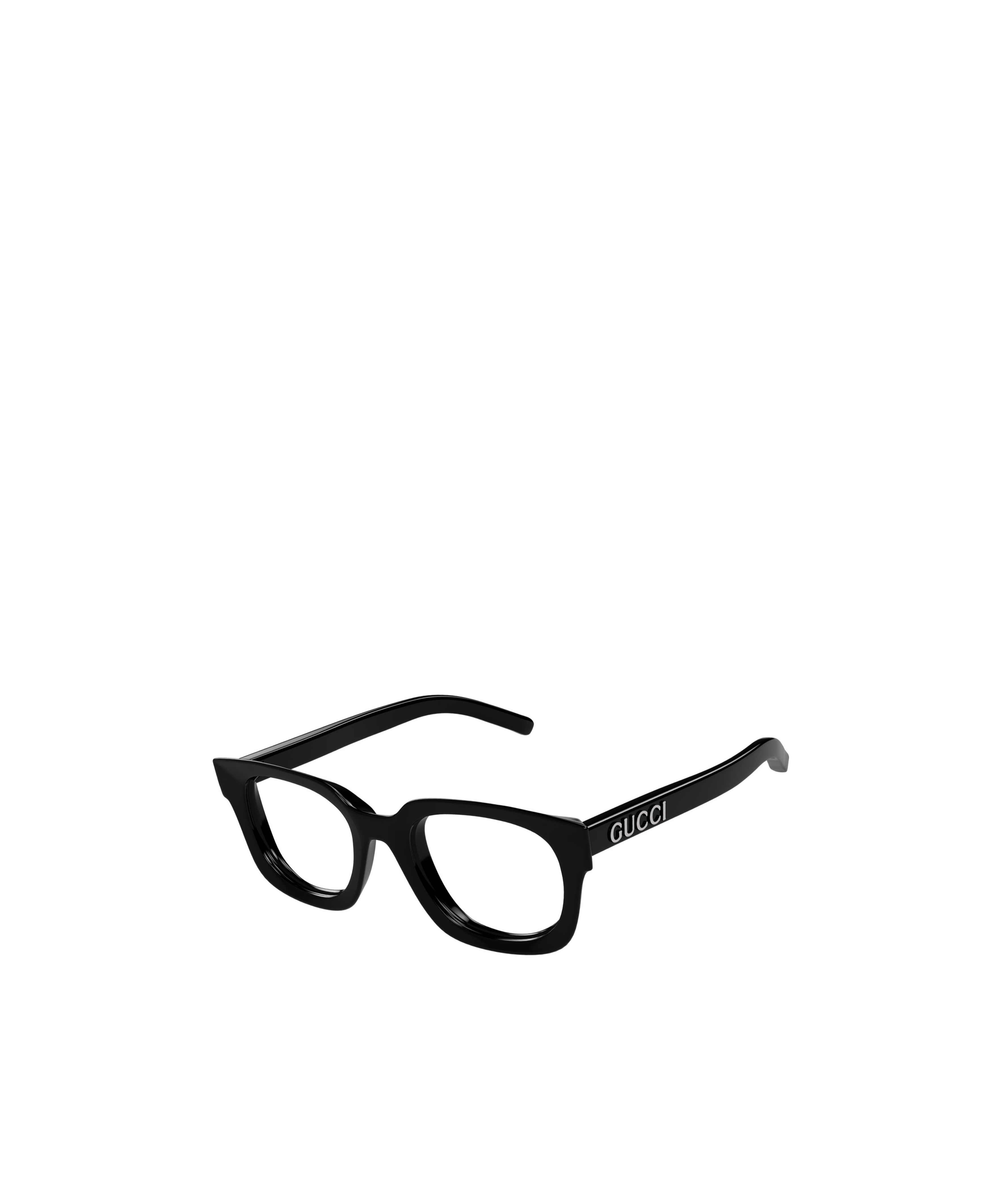 Gucci Geometric Flat Mirror In Black