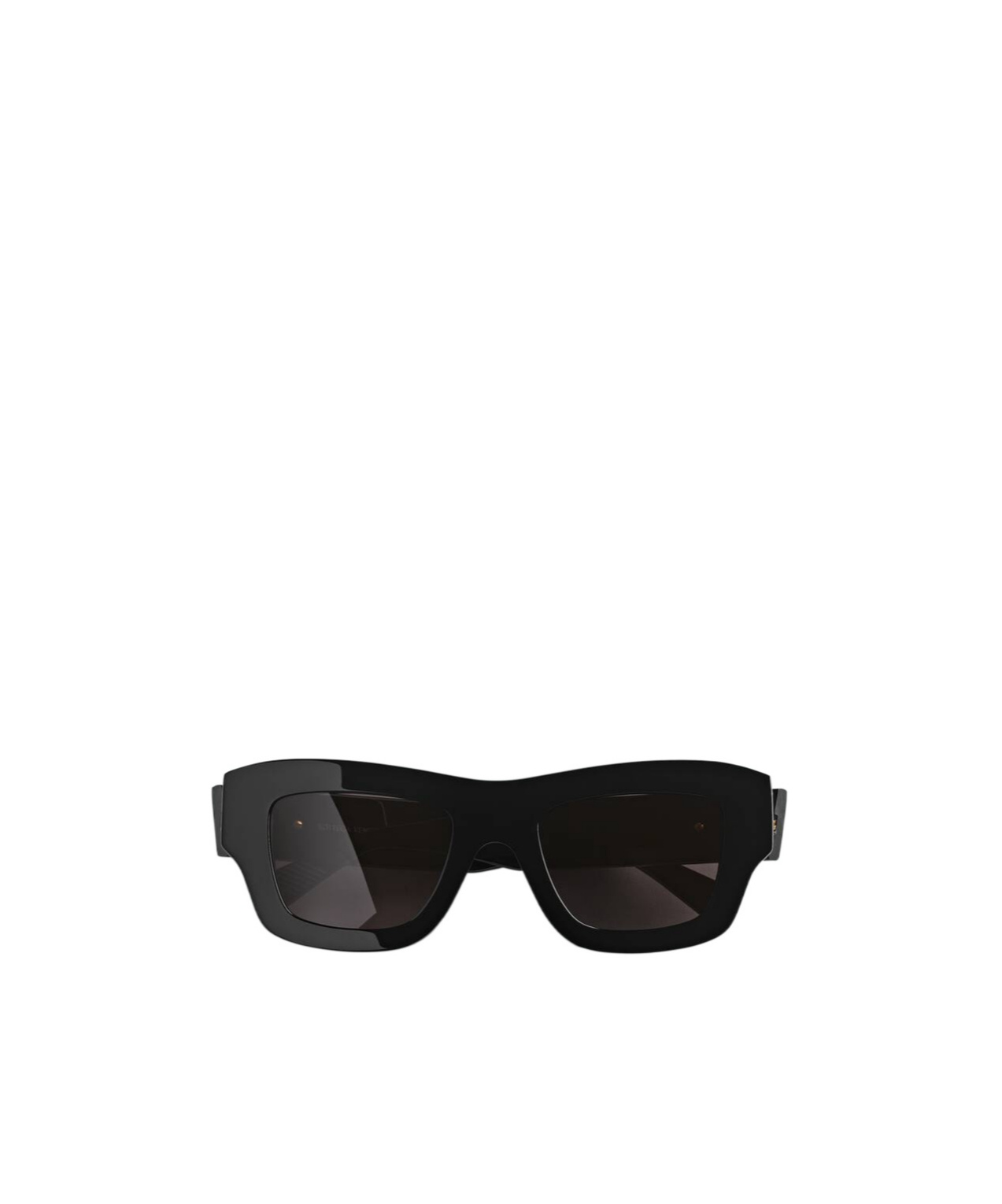 Bottega Veneta Quadratische Ultrathin Sonnenbrille In Black