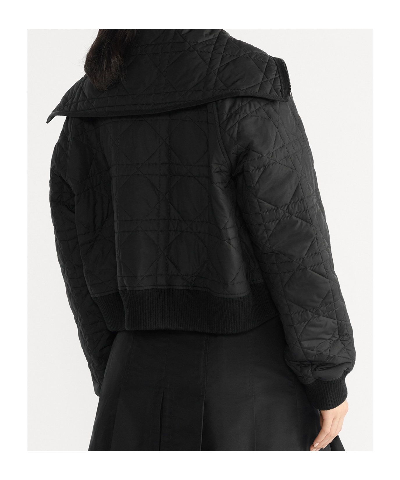 Dior Long-sleeved Cotton Jacket In Black