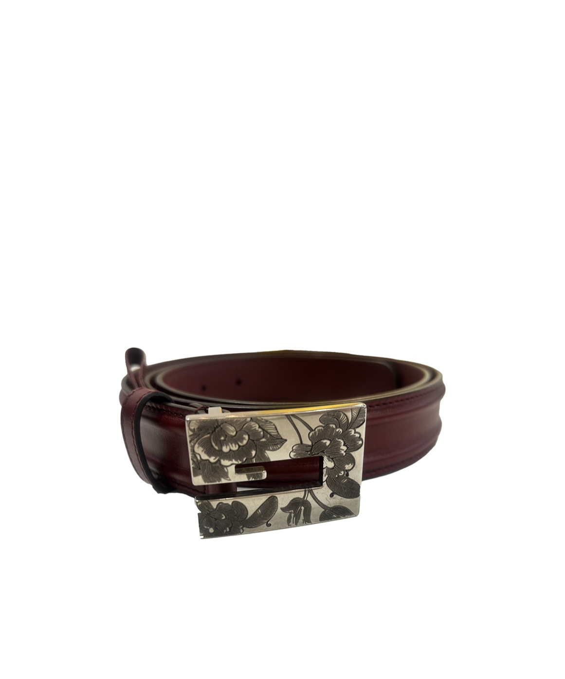 Gucci Square Buckle Belt In Black