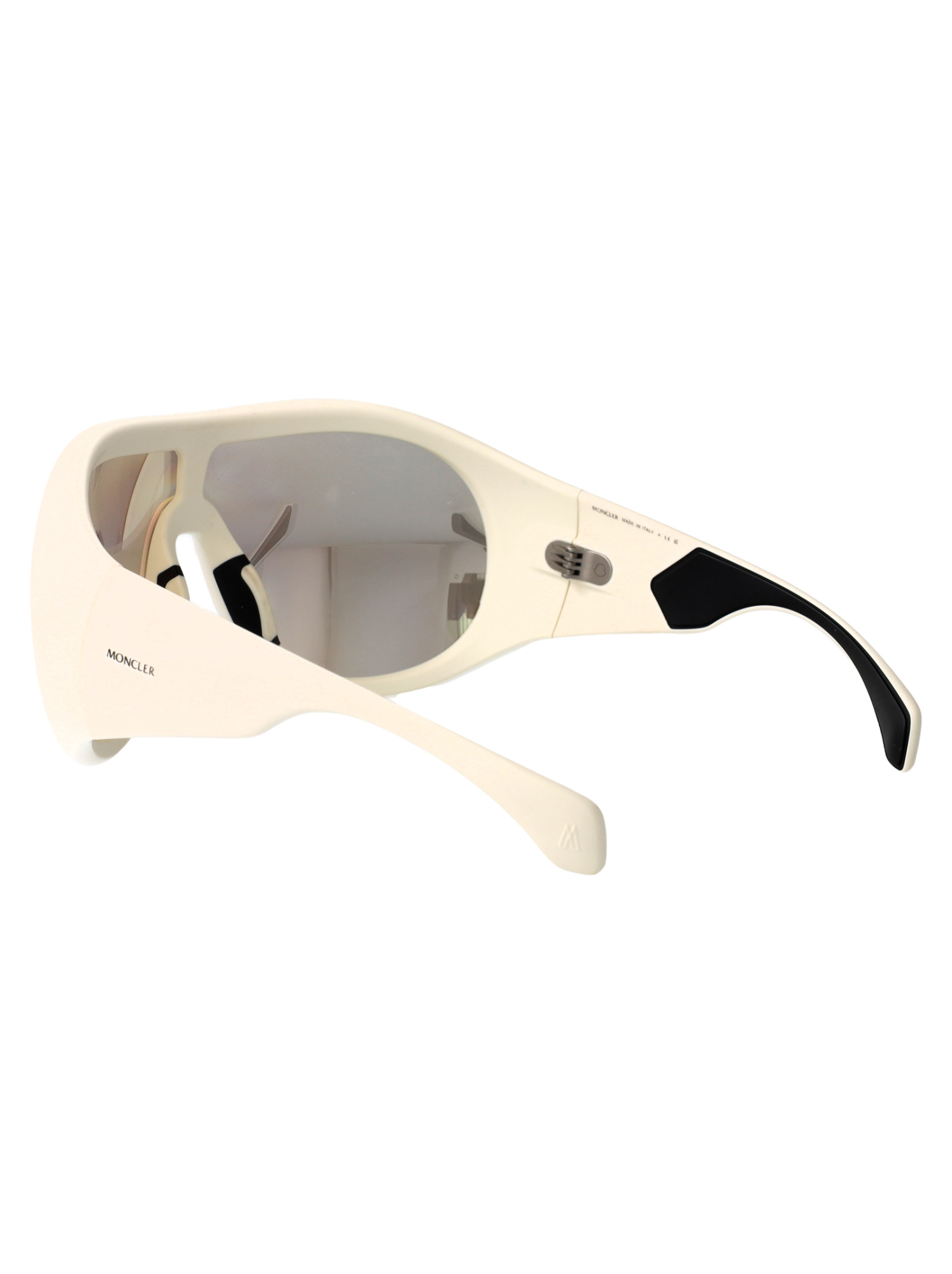 Moncler Eyewear Oversized Frame Sunglasses In White