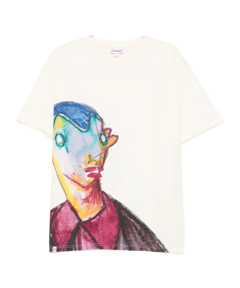 Charles Jeffrrey Loverboy Short-sleeved T-shirt In White