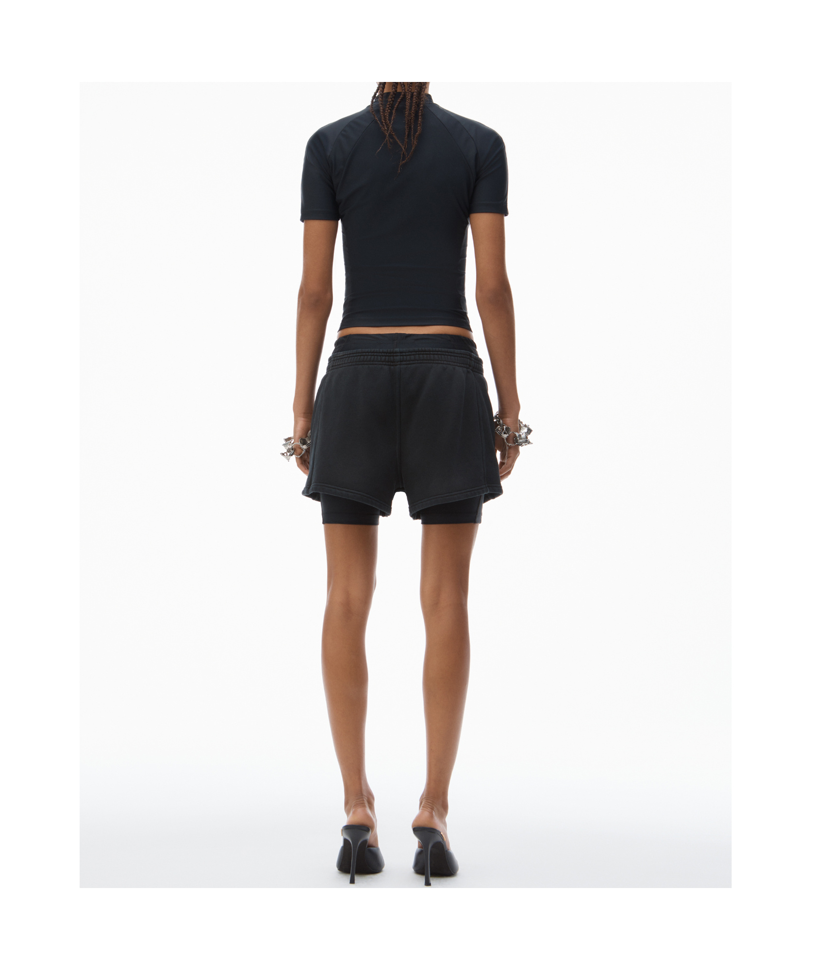 ALEXANDER WANG PRE-STYLED SHORTS 