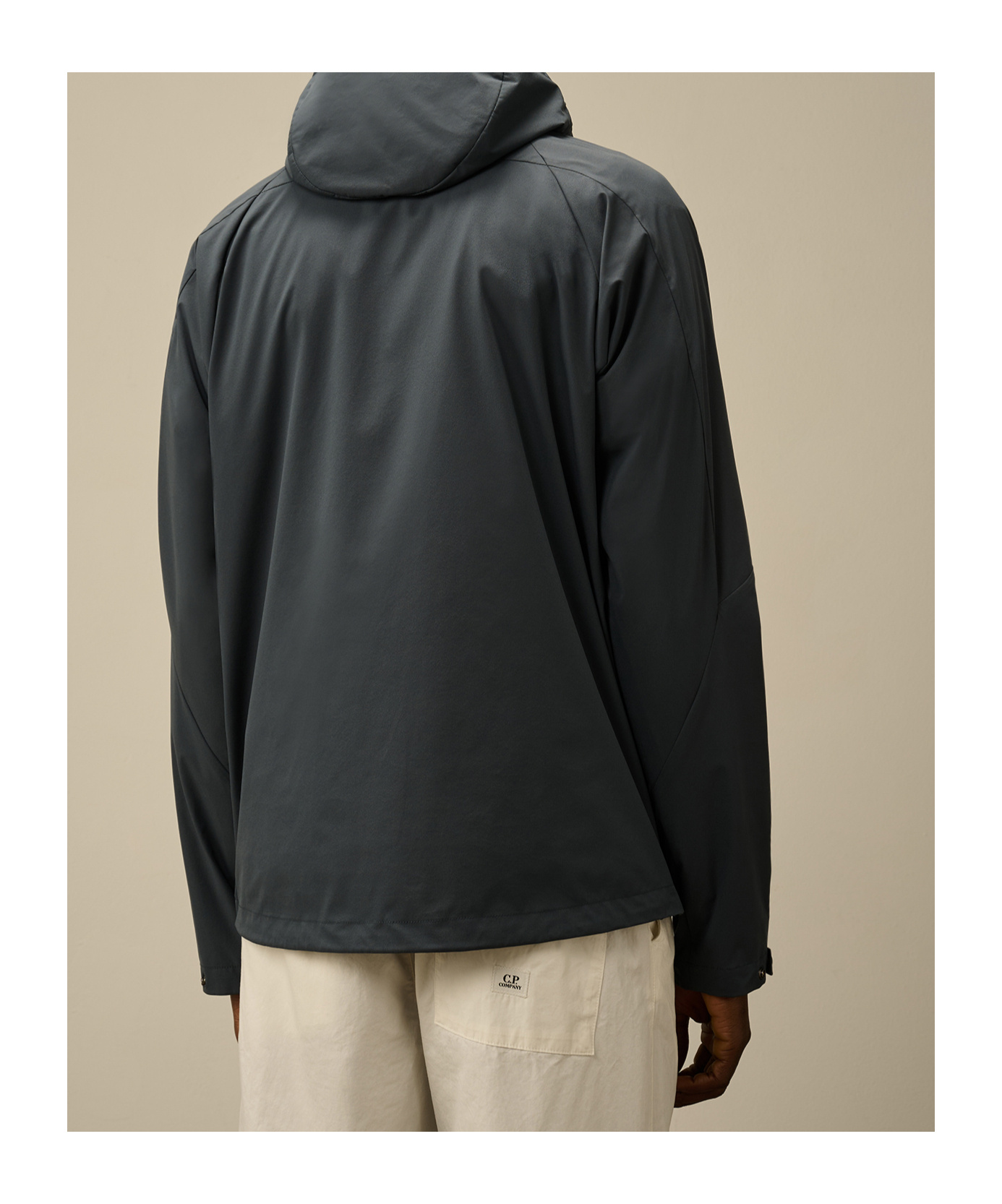 C.p. Company Pro-tek Hooded Jacket In Black