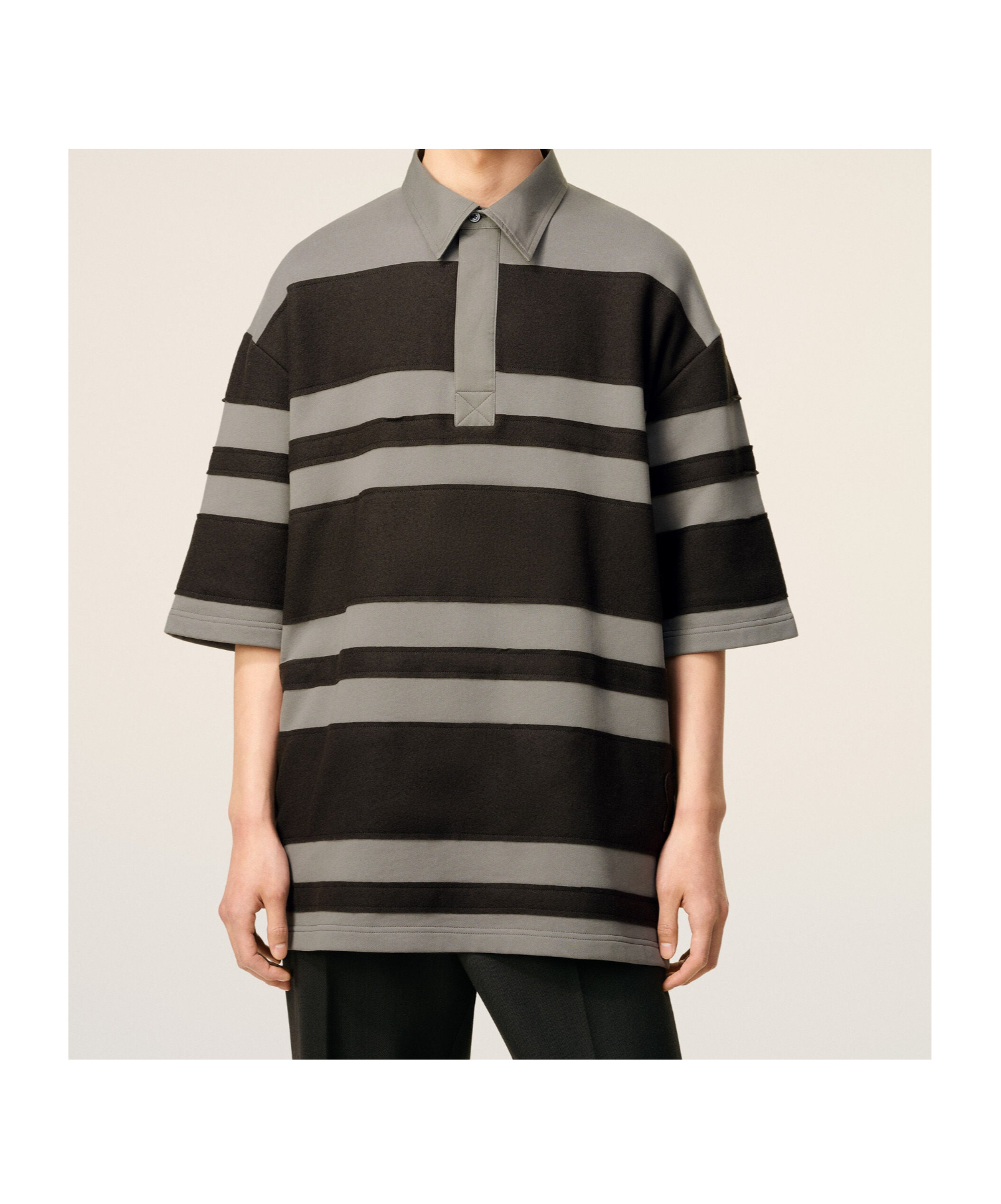 Ami Alexandre Mattiussi Cotton Polo Shirt In Black