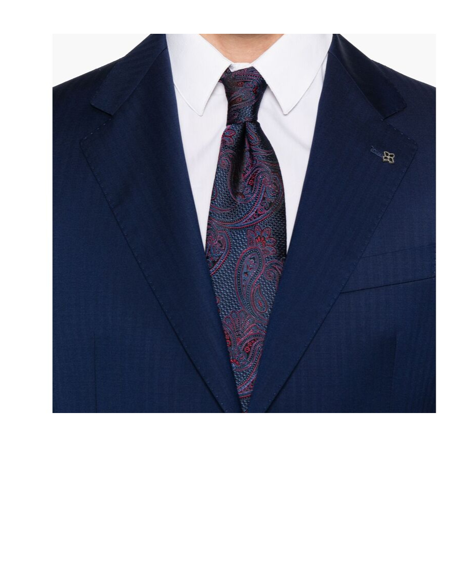 Shop Tagliatore Long-sleeved Suit Coat And Trouser Set In Black