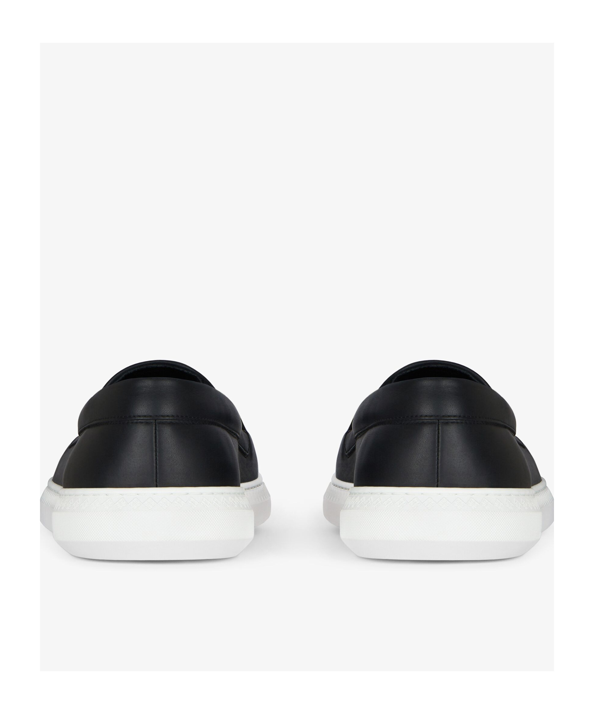 Givenchy Slip-on Brogues With Elasticated Side Panels In Black