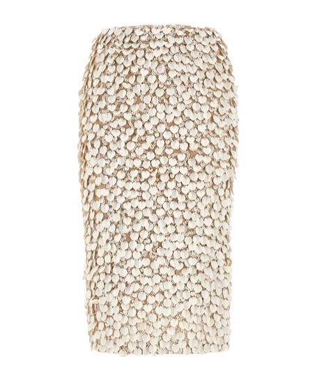 P.A.R.O.S.H SEQUINNED MIDI SKIRT
