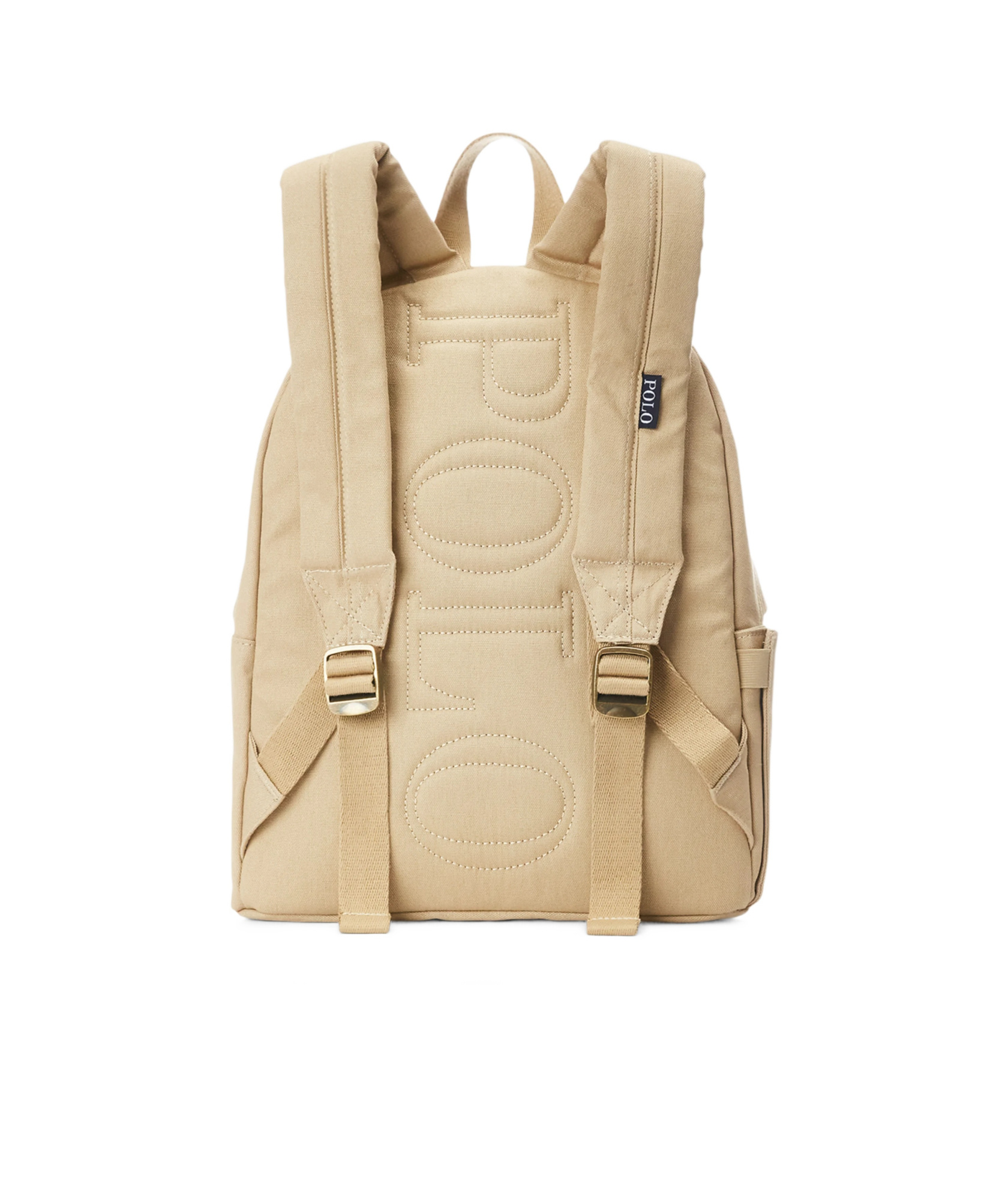 Polo Ralph Lauren Double Zipper Backpack In Nude
