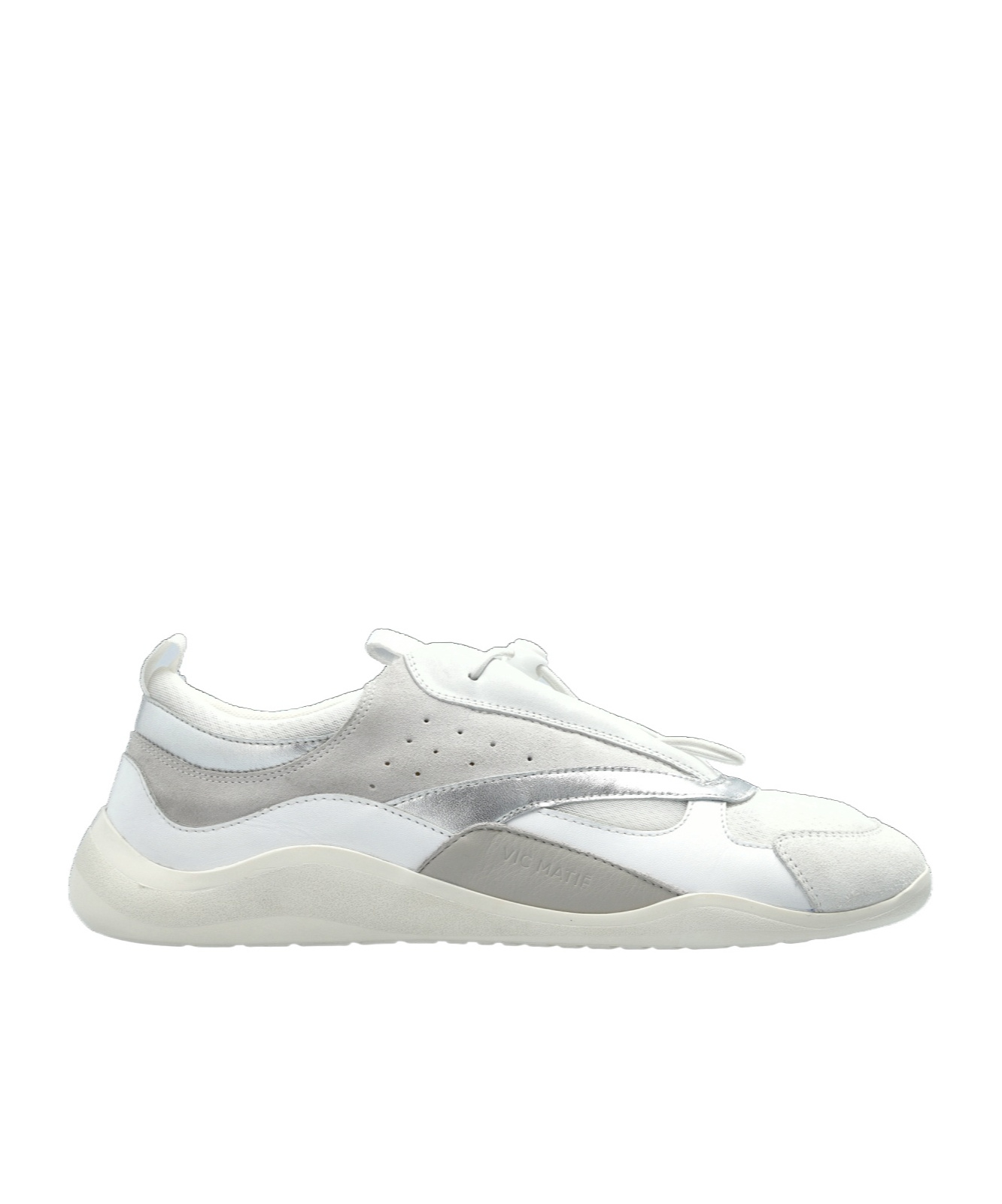 Vic Matie Round Head Low-cut Sneakers In White