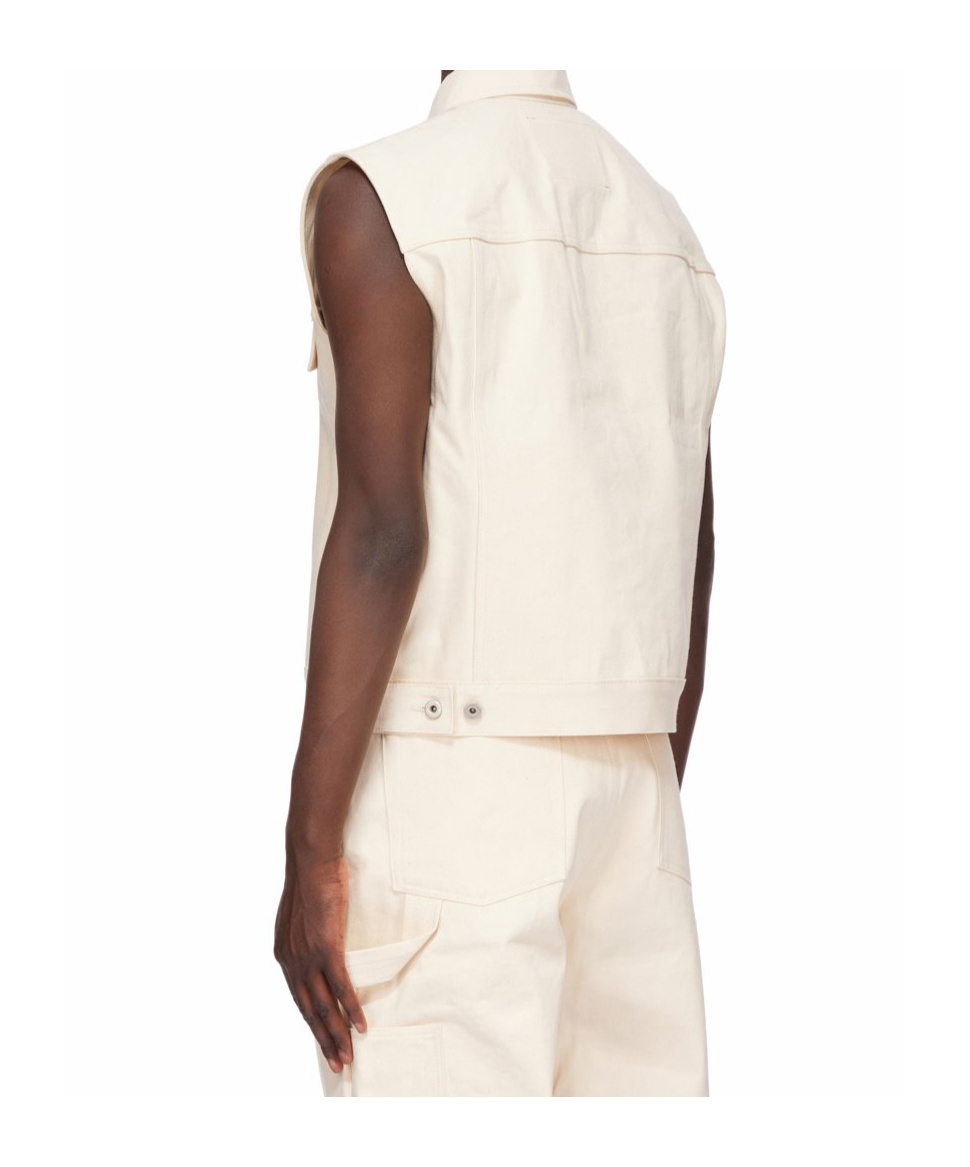 Shop Rick Owens Drkshdw Sleeveless Trucker Jacket