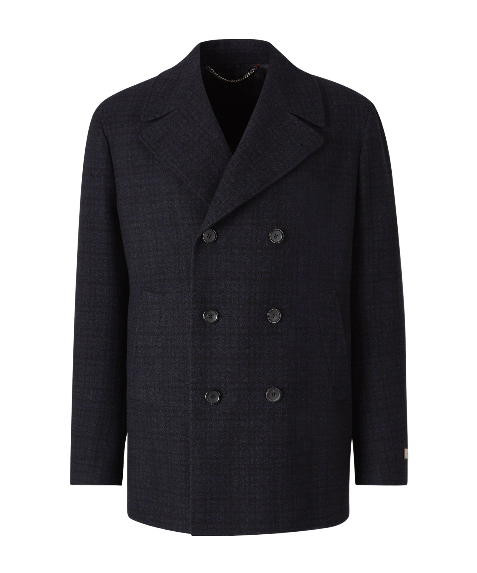 Canali Checked Blazer In Black