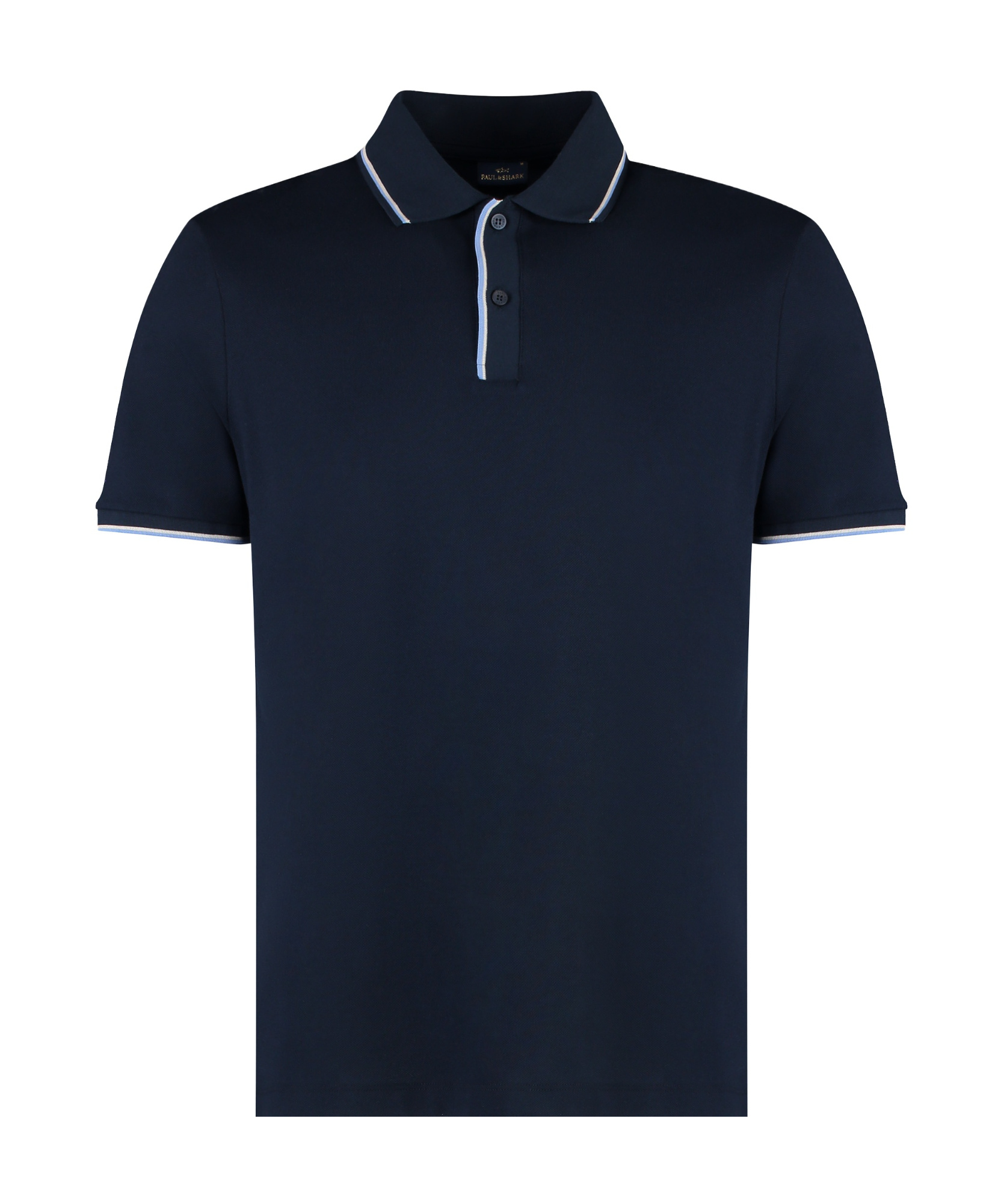 Paul & Shark Cotton Polo Shirt In Black