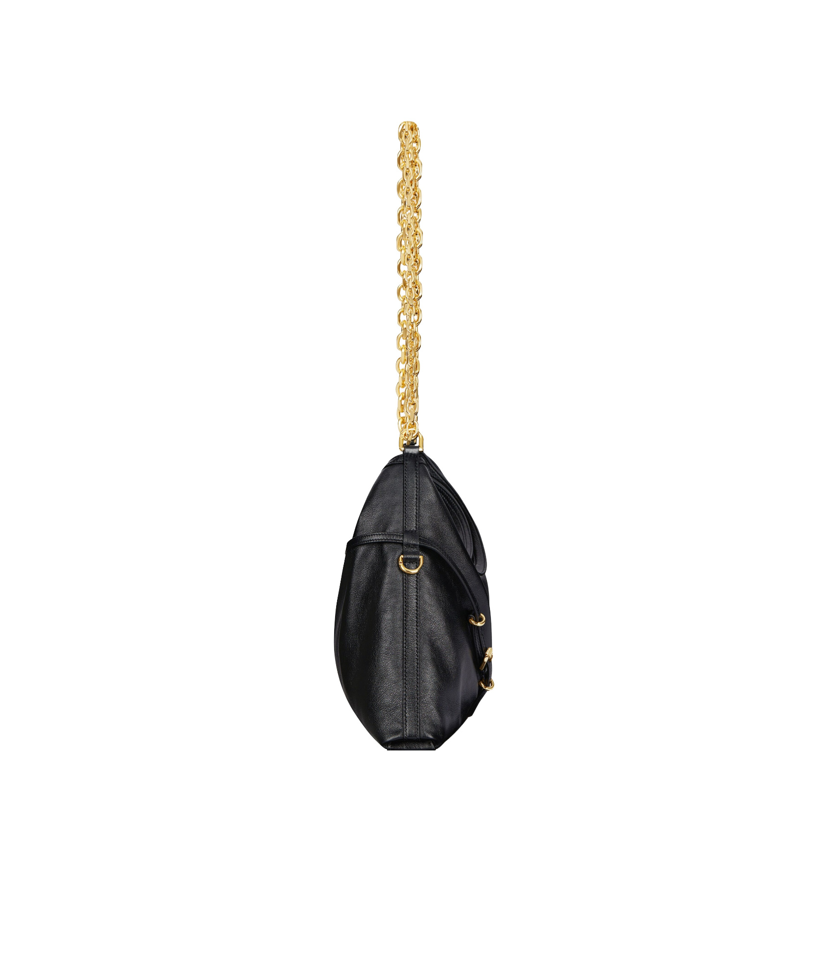 Givenchy Medium Voyou Chain Bag In Leather In Black