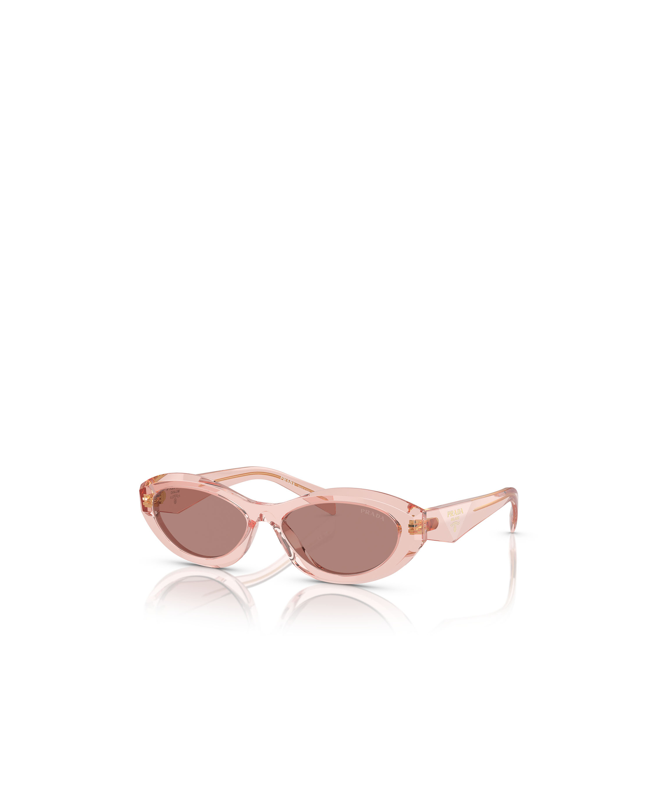 Shop Prada Eyewear Cat-eye Sunglasses In Nude