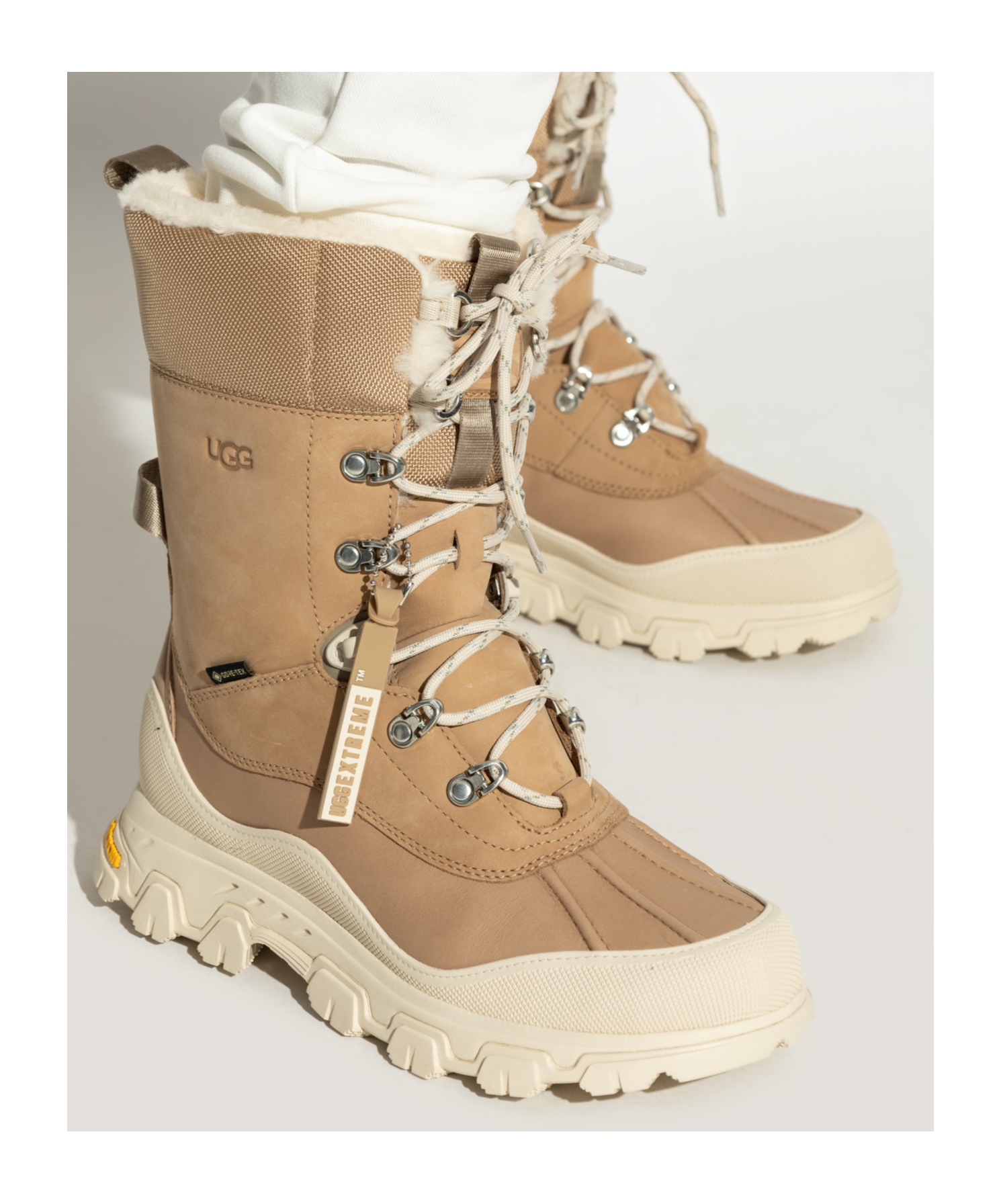 Shop Ugg Adirondack Meridian Boots In Nude