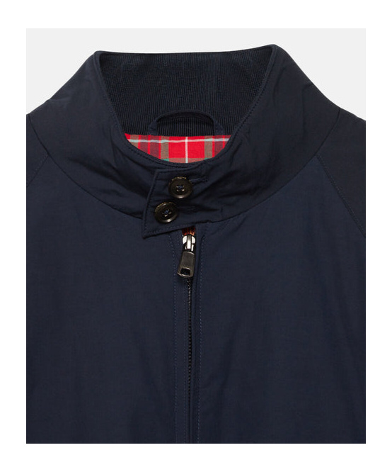 Baracuta Navy Classic G 9 Harrington Jacket In Black