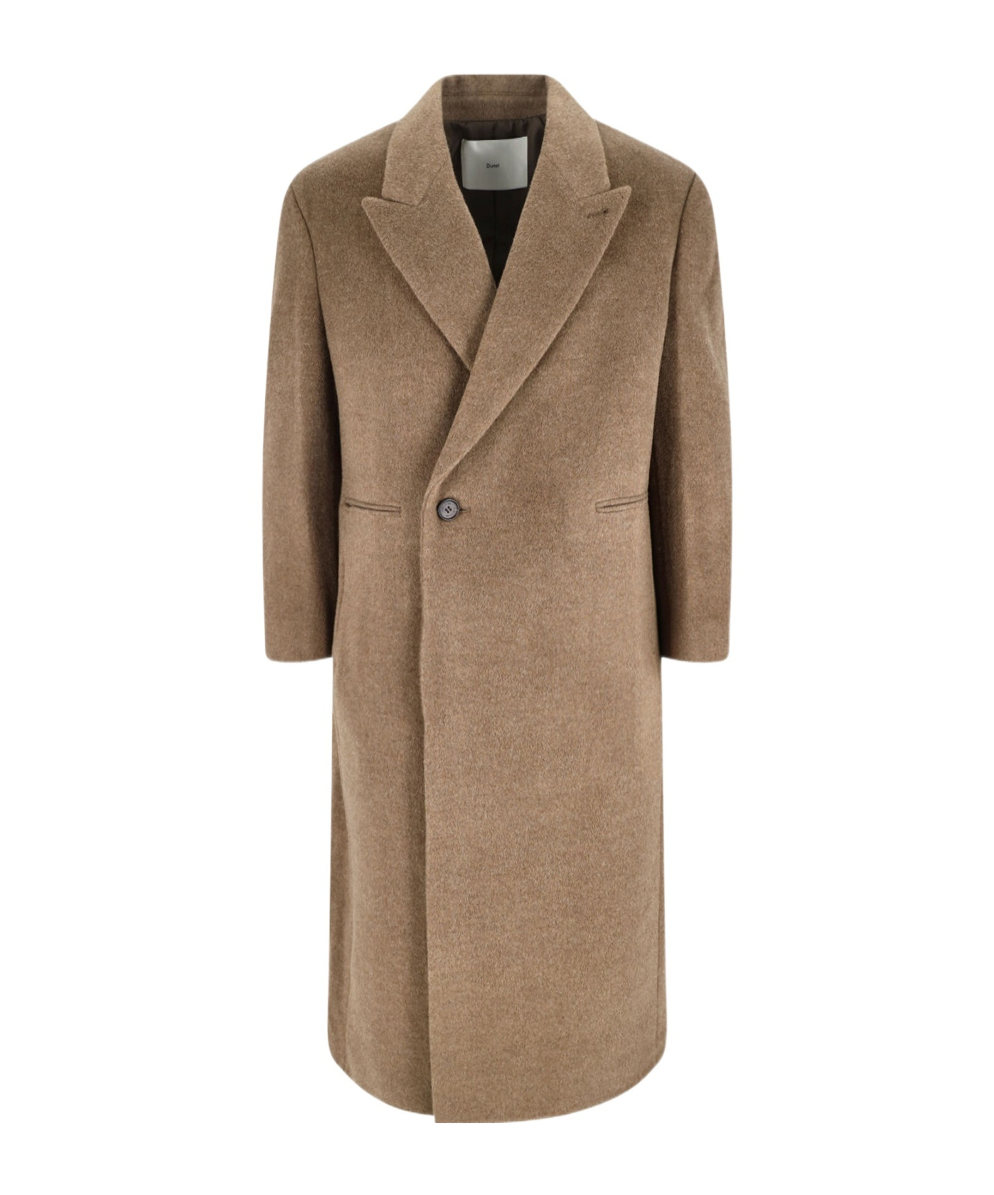 Dunst Button Single-breasted Coat In Gold