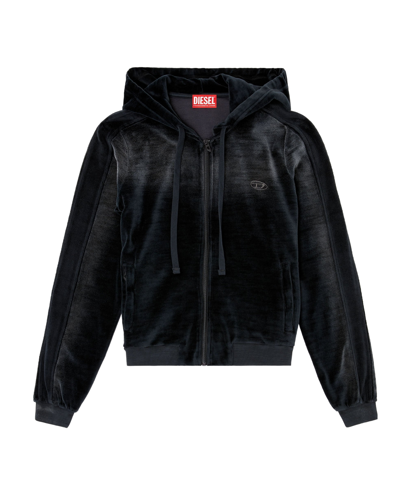 Shop Diesel F-ely-q1 Hoodie In Black
