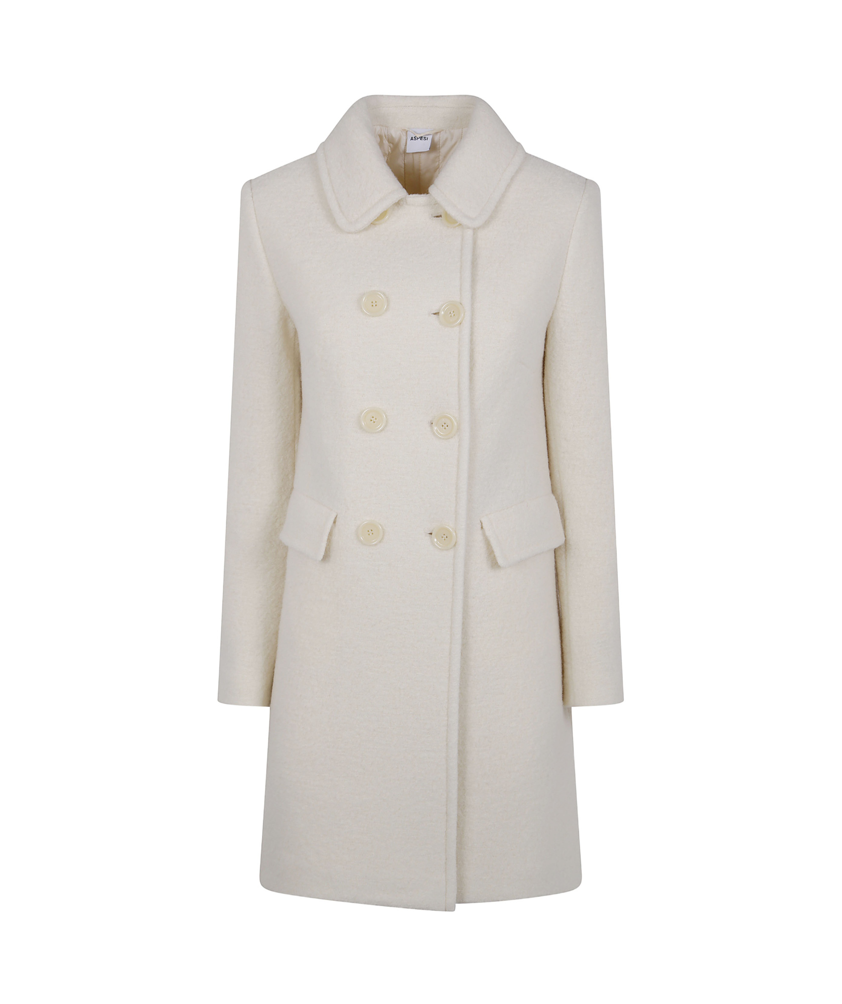 Aspesi Buttoned Coat In White