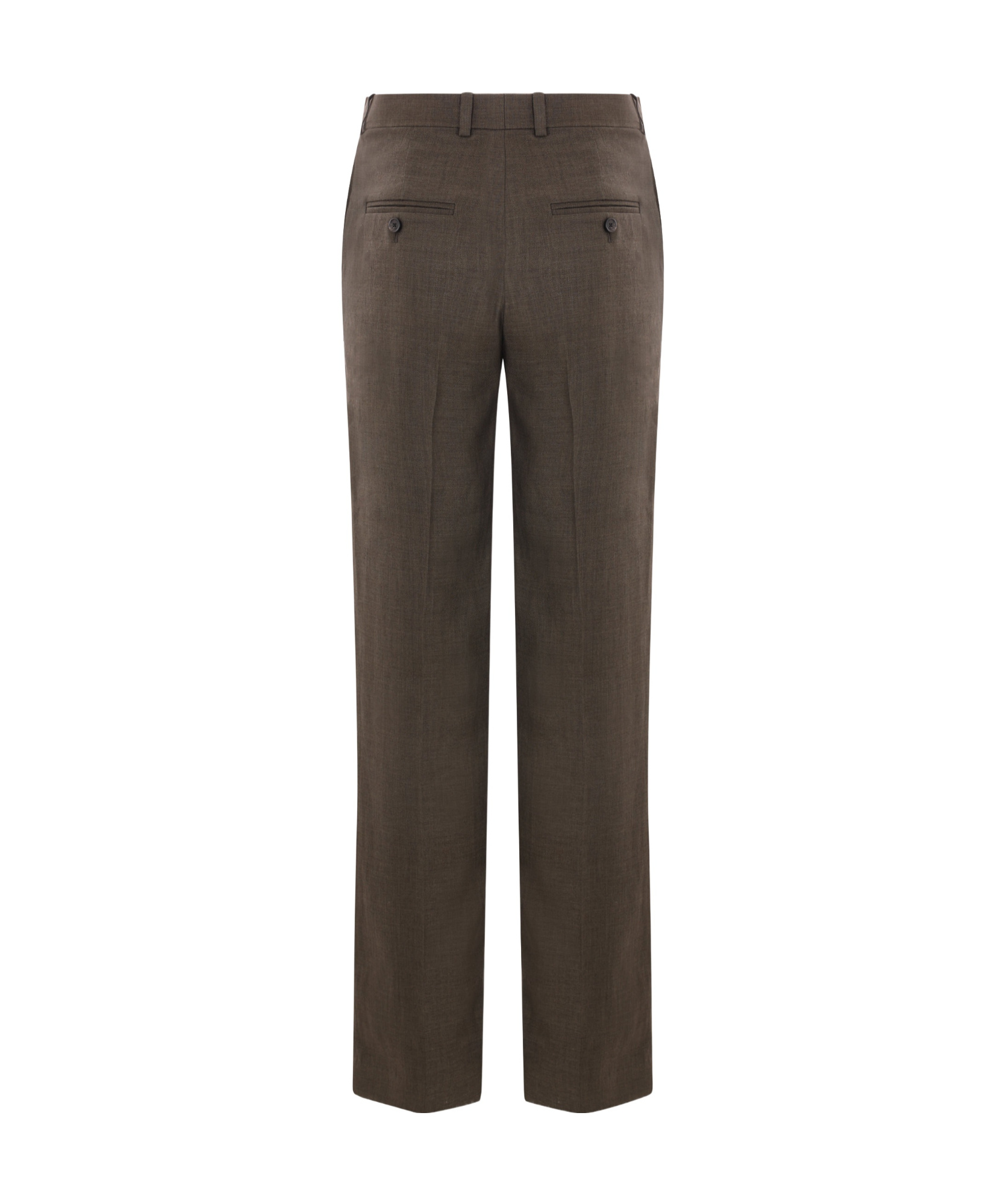Loro Piana Belt-loop Casual Pants In Brown
