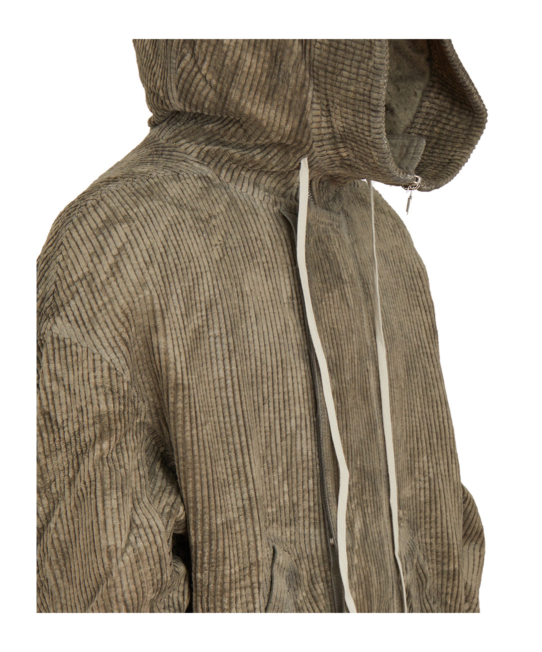 Rick Owens Drkshdw Long-sleeved Pilot Jacket In Brown