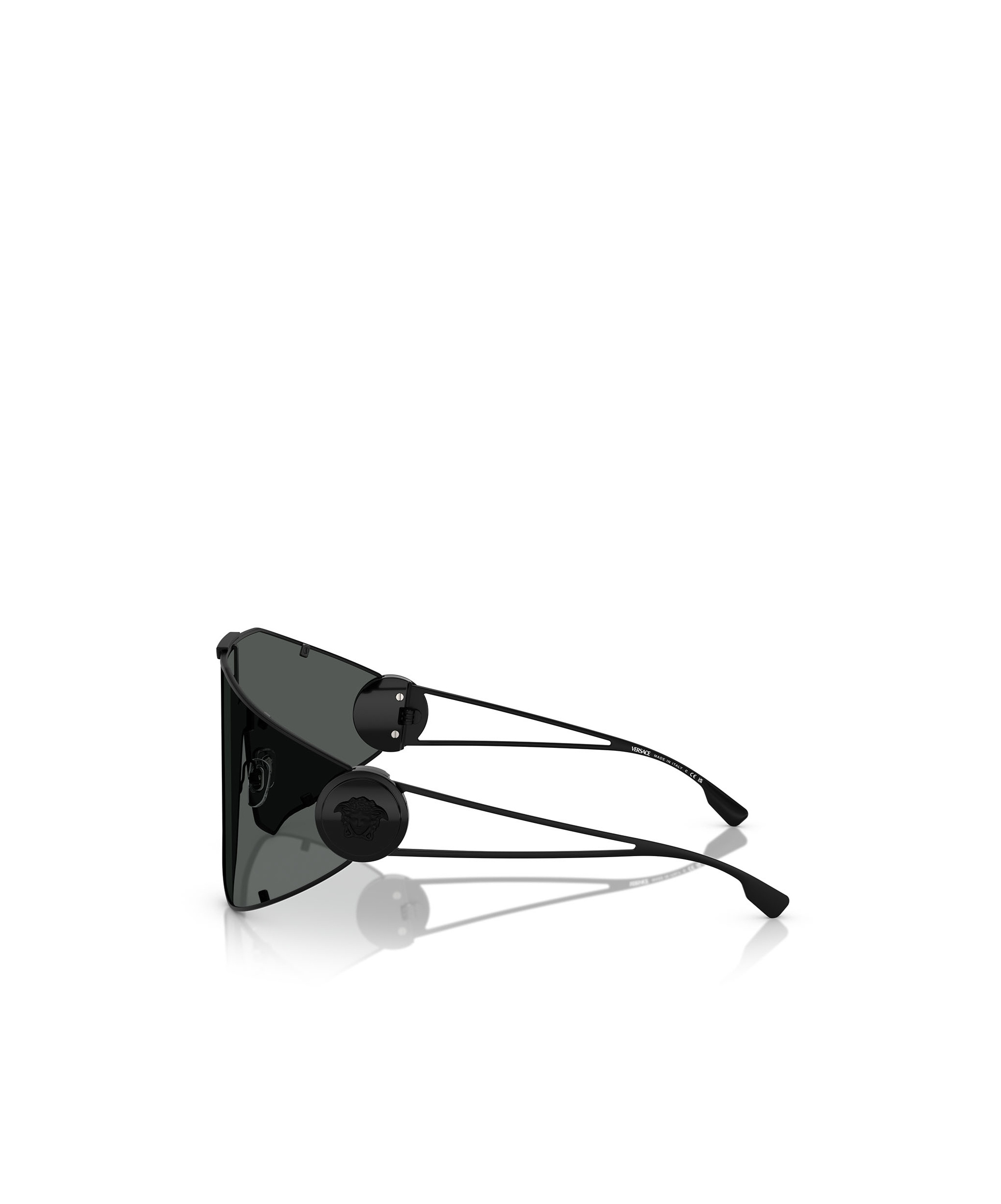 Versace Logo Sunglasses In Black