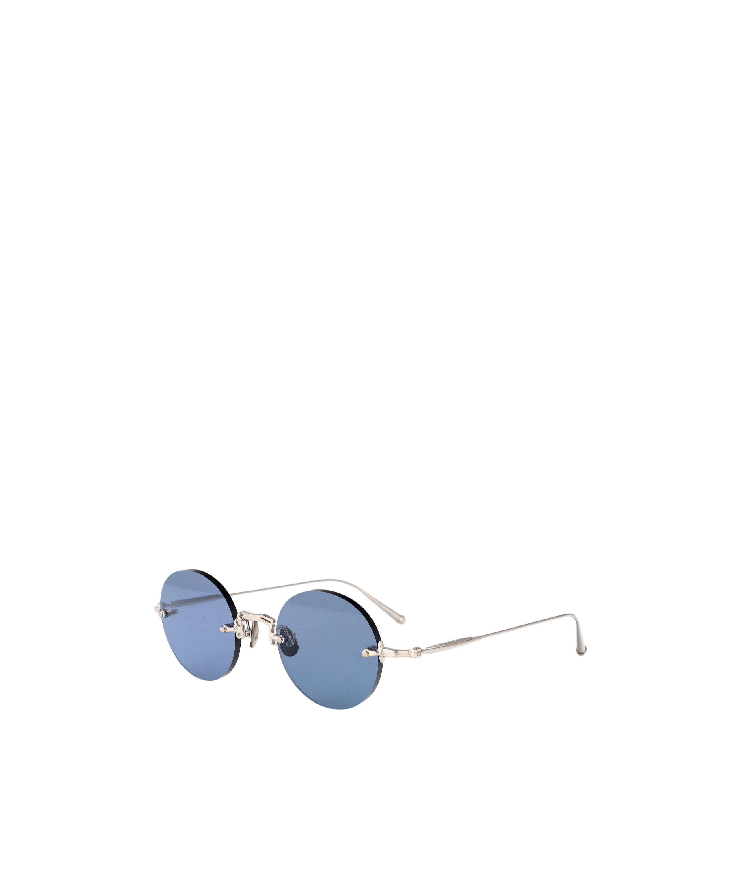 Matsuda Round Sunglasses In Blue
