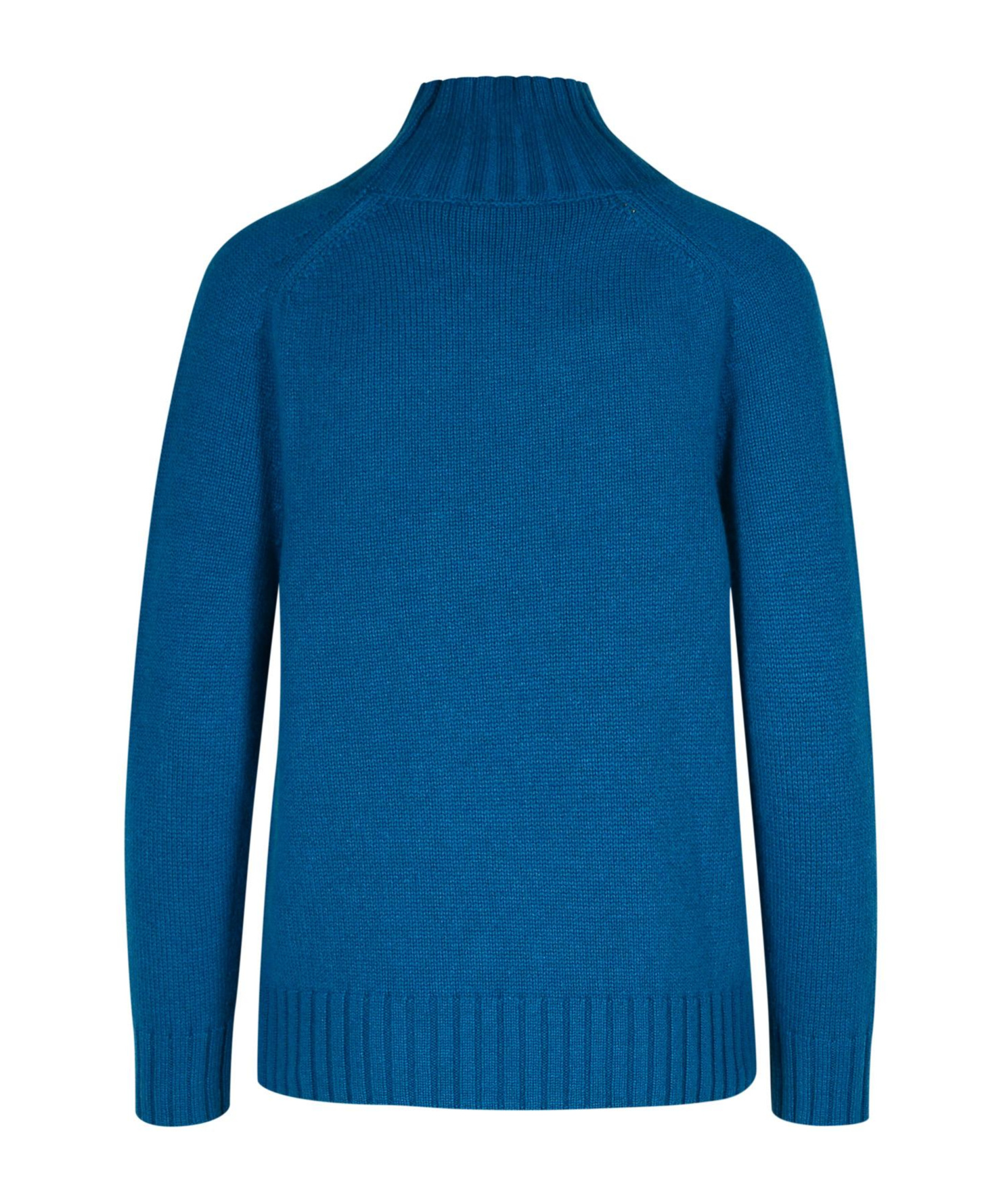 Purotatto Blue Cashmere Turtleneck Sweater In Blue