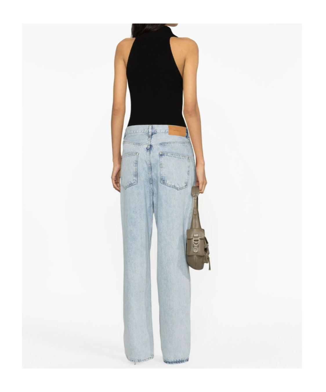 Shop Wardrobe.nyc Five-pocket Denim Trousers