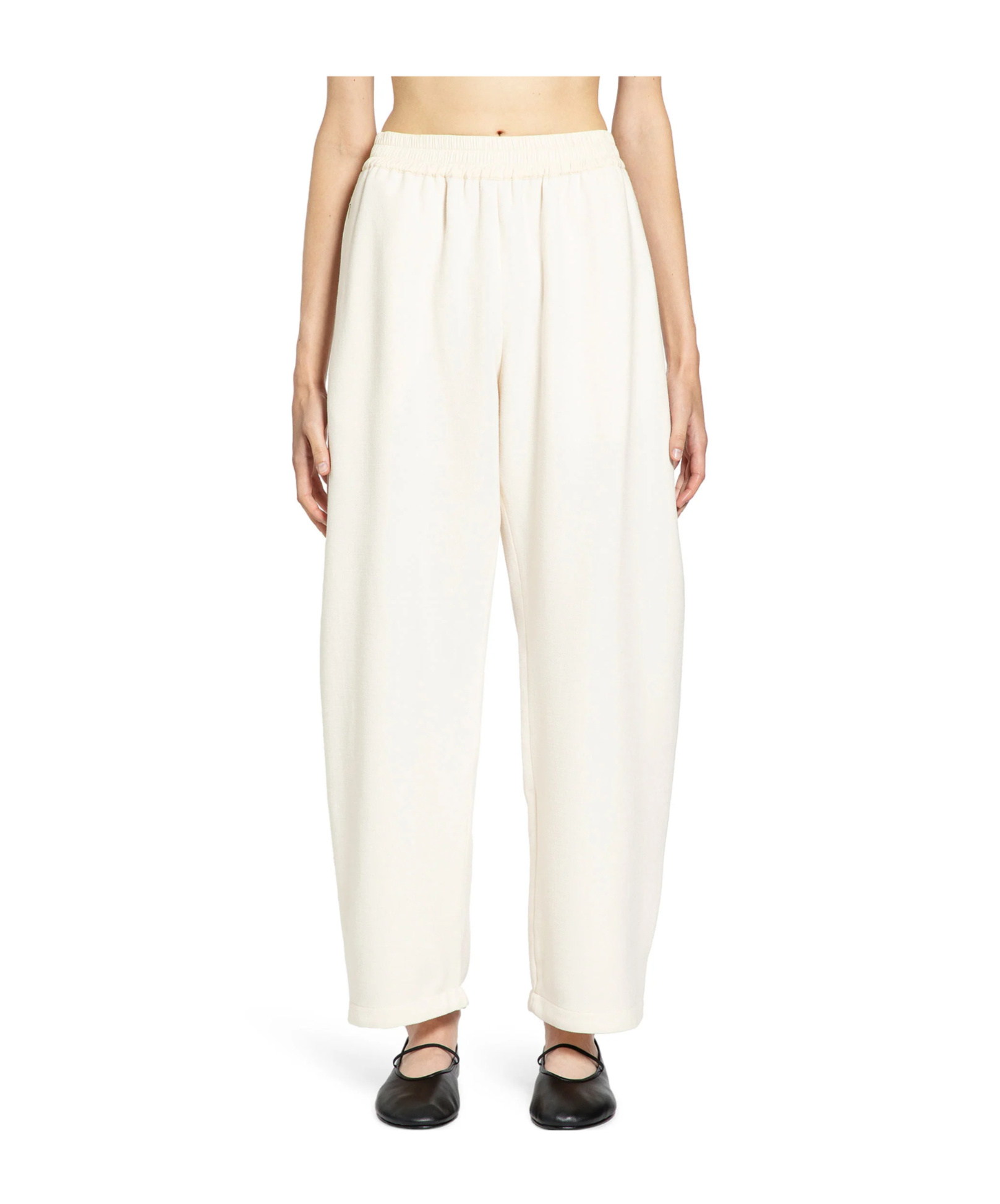 Studio Nicholson Elasticated Waistband Trousers In White
