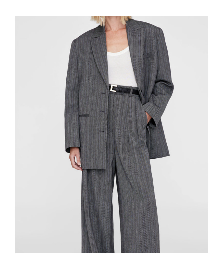 ANINE BING SINGLE-BREASTED BLAZER
