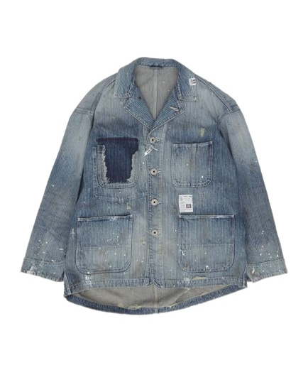 Miharayasuhiro Maison Mihara Yasuhiro Aged Chore Jacket In Gray