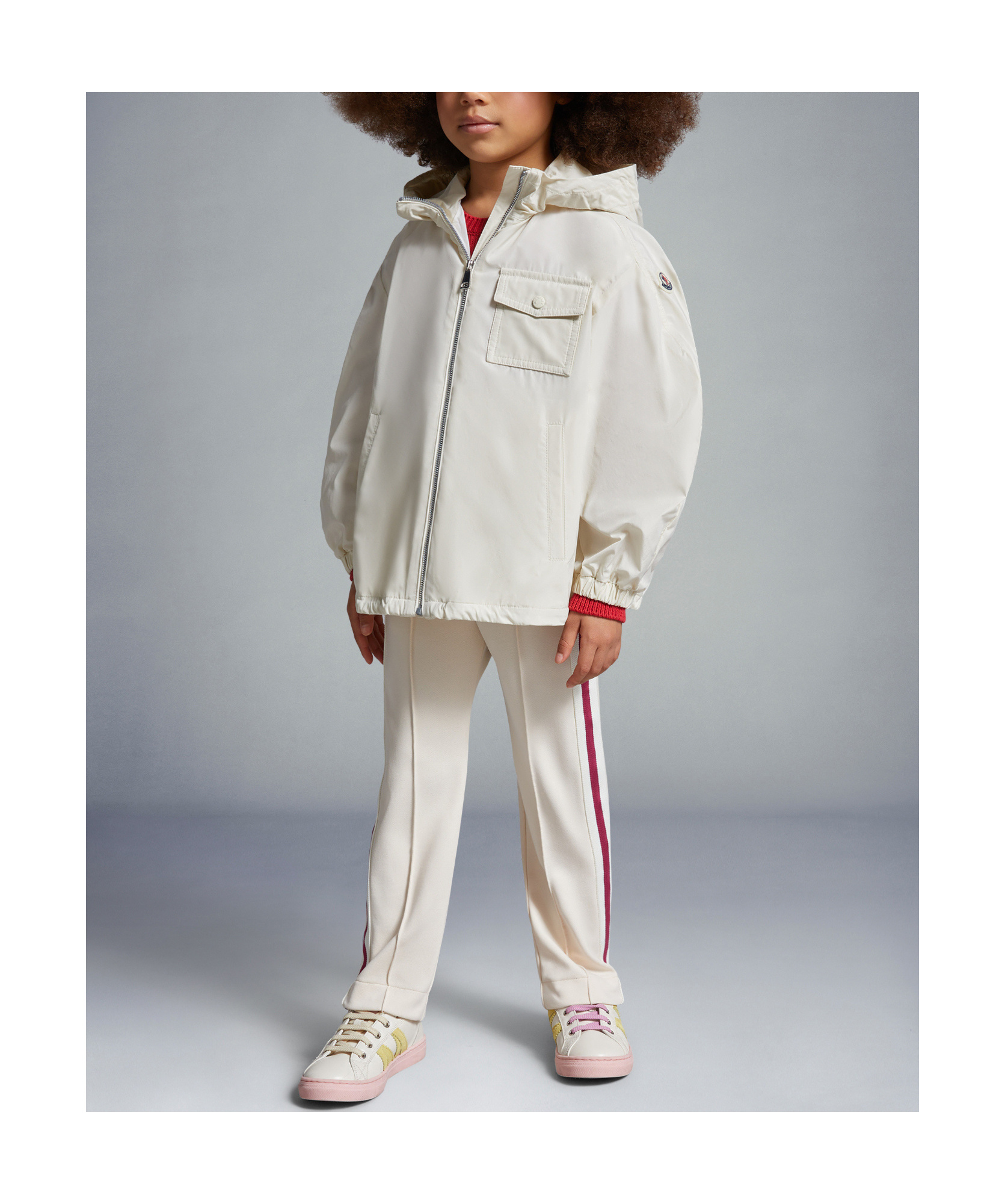 Moncler Tangeni Hooded Jacket In White