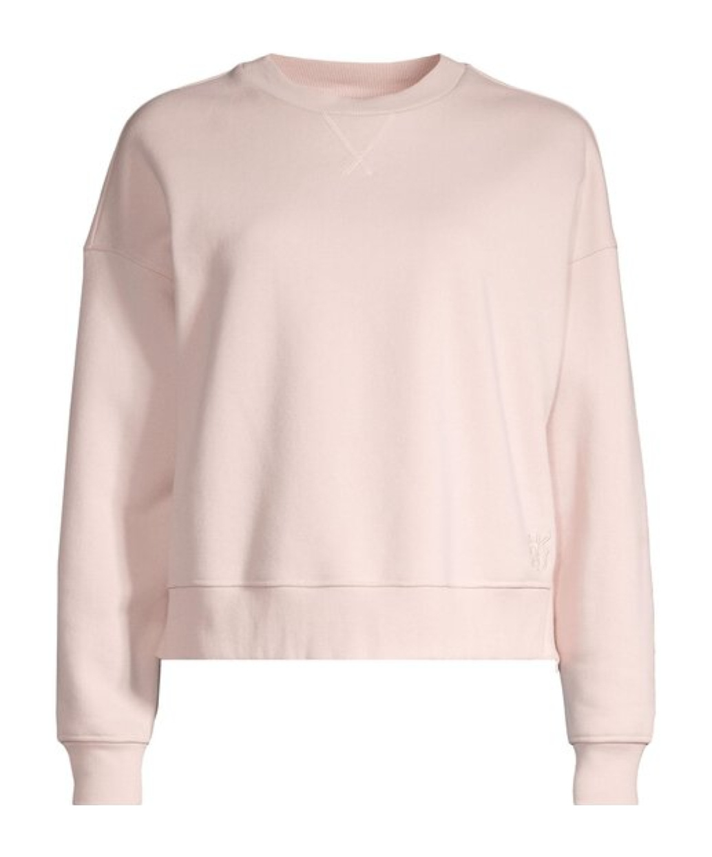 Weekend Max Mara Crew Neck Long Sleeve Sweatshirt In Pink