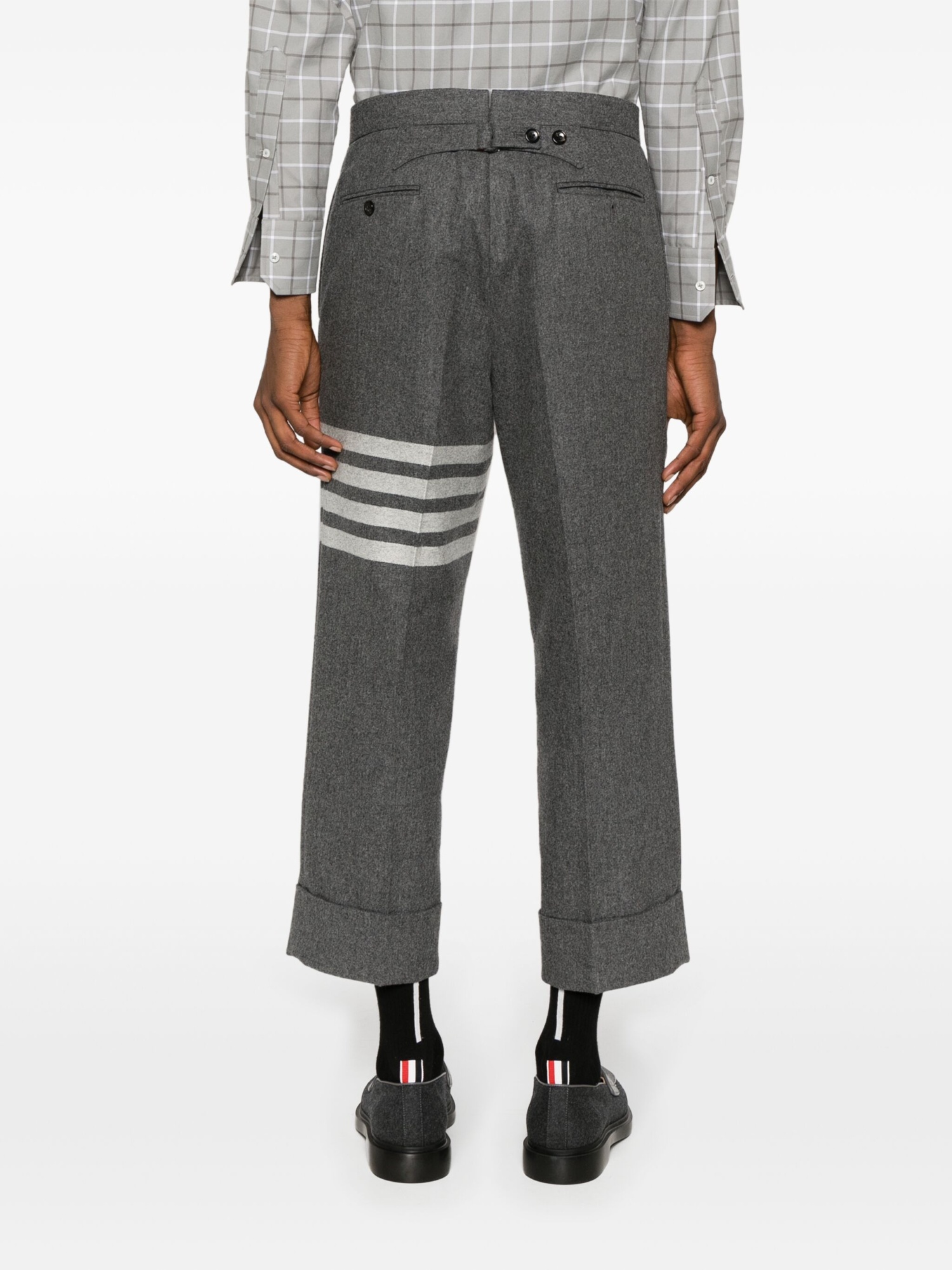 Thom Browne Re  Pants With In Black