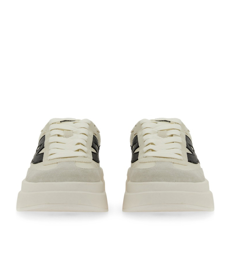 Shop Ash Low-cut Lace-up Sneakers In Nude