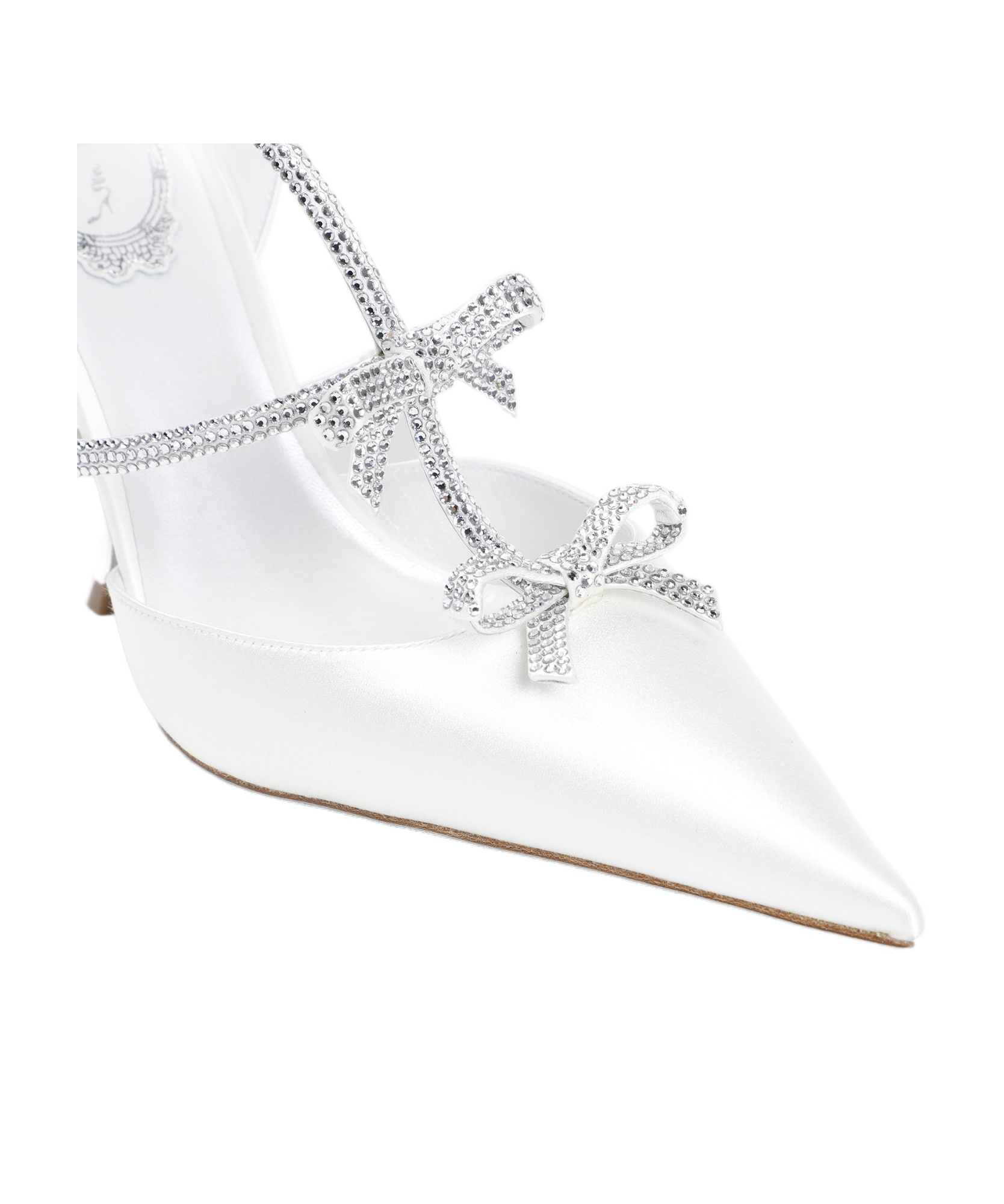 Shop René Caovilla 105mm Caterina Pumps In White