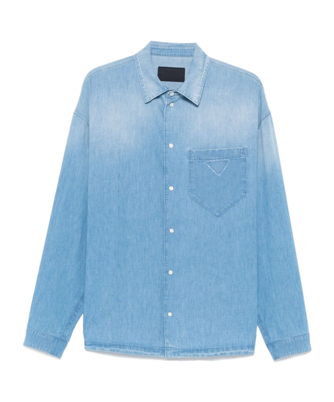 Prada Klassisches Jeanshemd In Blue