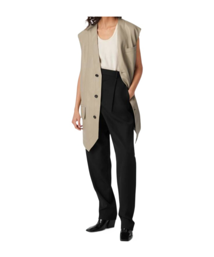 BOTTEGA VENETA LEATHER GILET