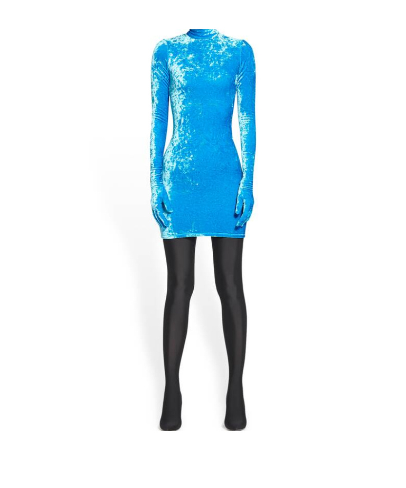 Balenciaga Knife Jersey Over-the-knee Pumps In Black