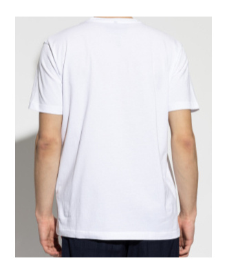 Iceberg Checked Logo Patch T-shirt In White