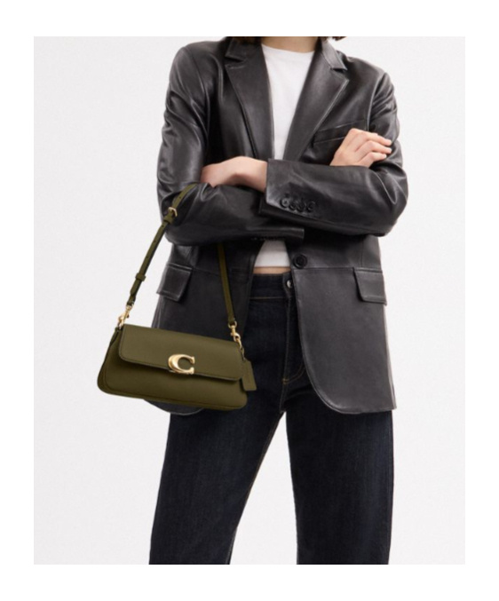 Coach Jet Detachable-strap Shoulder Bag In Green