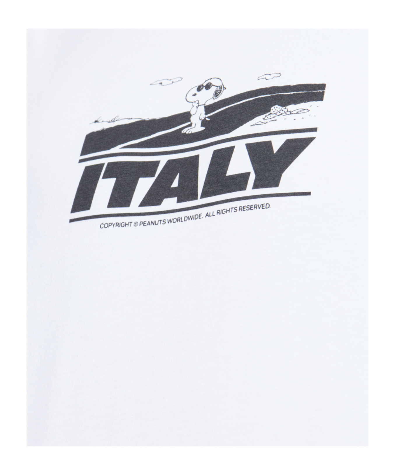Iceberg Pattern Printed T-shirt In White