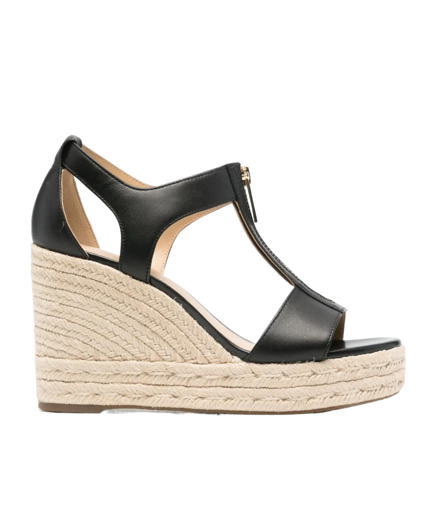Michael Michael Kors Berkley 70mm Wedge Sandals In Black