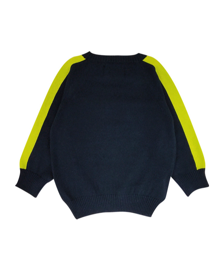 Iceberg Long-sleeved Sweater In Black