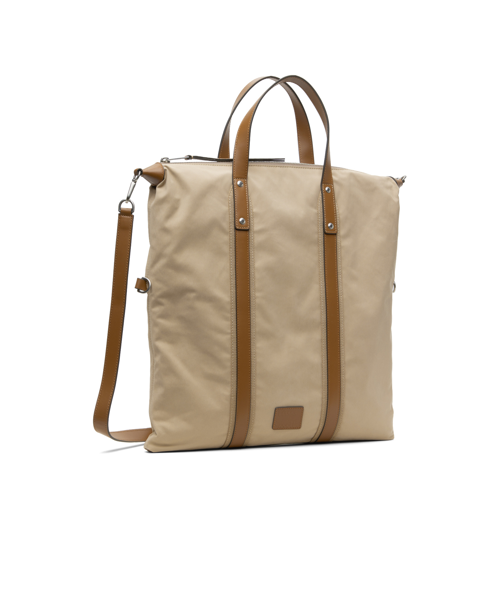 Paul Smith Zipper Crossbody Bag In Khaki