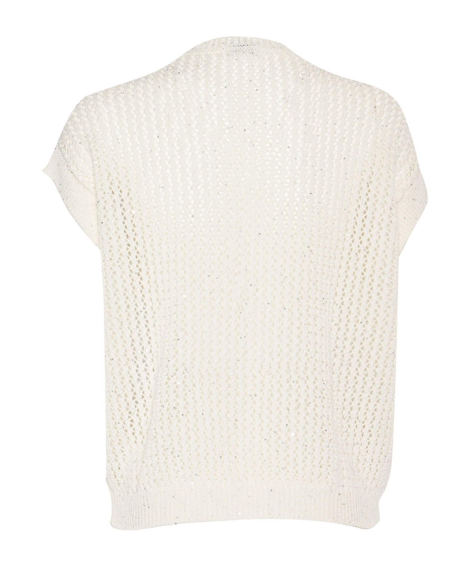 Peserico Sequinned Vest In White