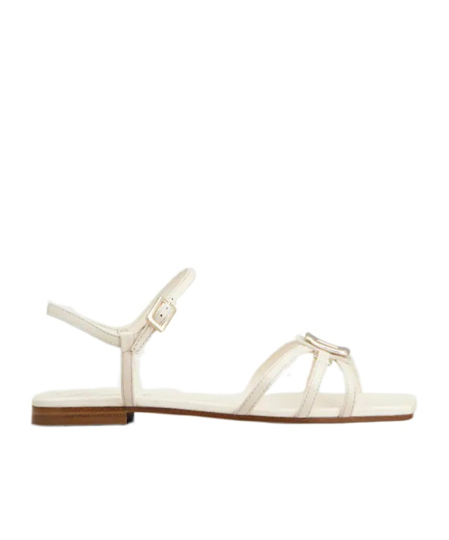 Roger Vivier Viv' By The Sea Sandals In Leather In Off White
