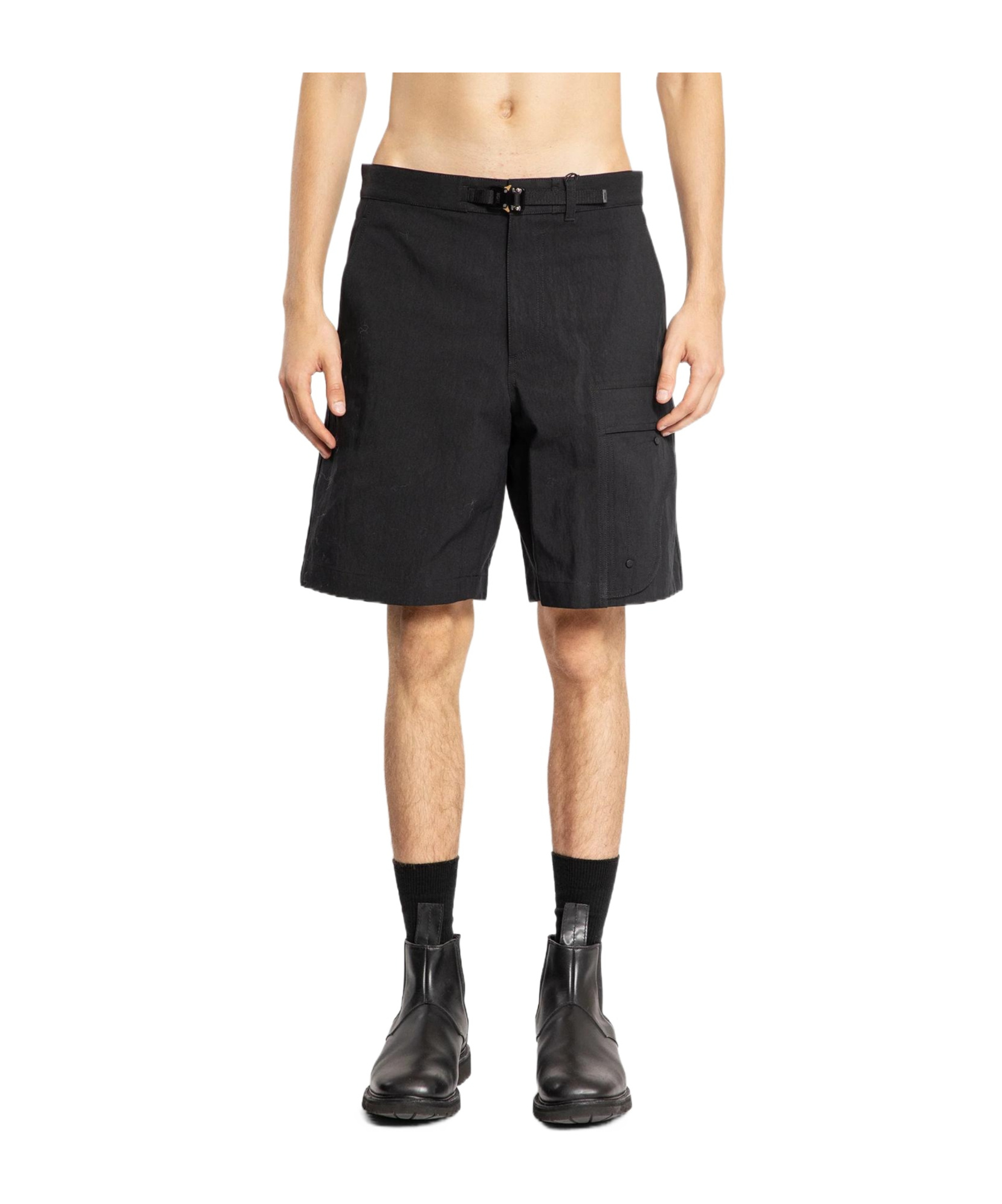 Dior Belt-loop Shorts In Black